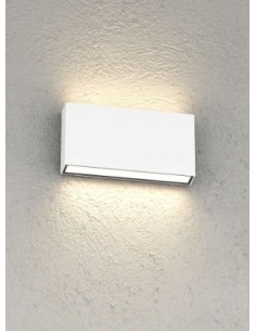 Applique LED da esterno Madrid 17,5 cm bianco, biemissione, CCT, IP65 | Top Light -TOP LIGHT