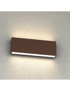 Applique LED da esterno Madrid 26 cm corten, biemissione, CCT, IP65 | Top Light -TOP LIGHT