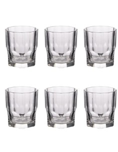Marais set 6 bicchieri acqua in vetro trasparente, 340 ml | Villa d'Este -VILLA D' ESTE