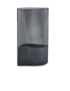 Vaso in vetro grigio collezione Dylan, H 28 cm | Fade -FADE