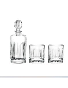 Set tasting liquori con bottiglia 0,8 L e bicchiere 26 cl in vetro | Brandani -BRANDANI