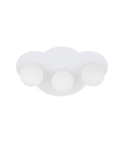 Plafoniera nuvola in metallo bianco con sfera 51 cm, LED max 8 W | TK Lighting -TK LIGHTING
