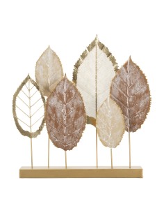 Scultura Leavy pannello di foglie glamour in metallo, 48,3 x 50 cm | Mauro Ferretti -MAURO FERRETTI