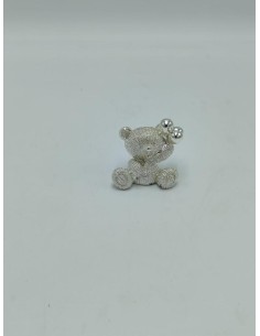 Orsetto decorativo in argento, 4,5 x 5 cm | Argenesi -ARGENESI 2