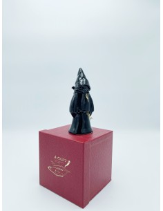 Statuetta Munaciello nero in ceramica dipinta a mano H 15 cm | A Ciort -A CIORT