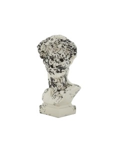 Scultura testa classica Okinawa effetto marmo bianco e nero, H 30 cm | Mauro Ferretti -MAURO FERRETTI 2