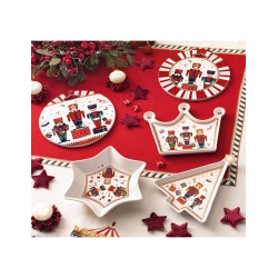 Lo Schiaccianoci sottopentola natalizio in ceramica e sughero Ø 20 (cod. 84191) | Brandani -BRANDANI 2