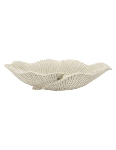 Centrotavola e Svuotatasche decorativo Petalo in resina sabbia, 39 x 24 x H 8,5 cm | Mauro Ferretti