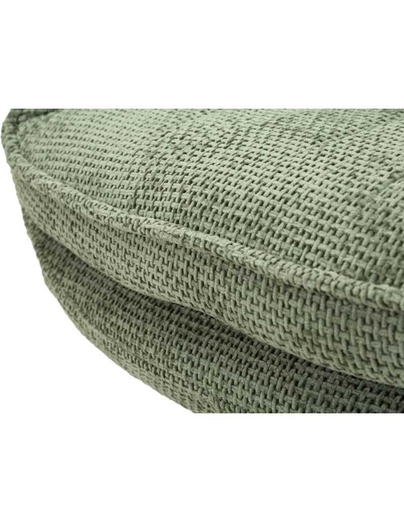 Poltrona girevole Amburgo verde in stile retrò, 85 x 80 x 81 cm | Mauro Ferretti -MAURO FERRETTI