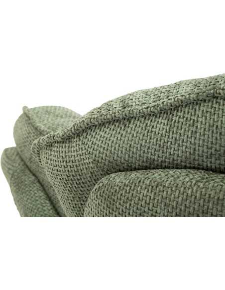 Poltrona girevole Amburgo verde in stile retrò, 85 x 80 x 81 cm | Mauro Ferretti -MAURO FERRETTI