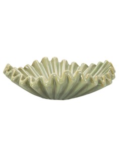 Centrotavola e Svuotatasche Venice in ceramica verde effetto vetro soffiato, Ø 40 cm | Mauro Ferretti -MAURO FERRETTI 2