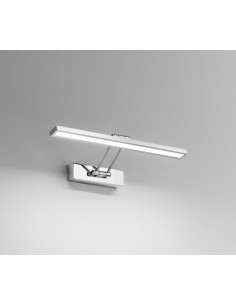 Applique LED Isyluce per specchio e quadro in metallo cromato, 45 cm, 8 W 4000 K | Affralux -AFFRALUX
