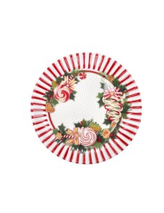 Piatto natalizio Ø 32 cm in melamina, Le Chicche | Brandani