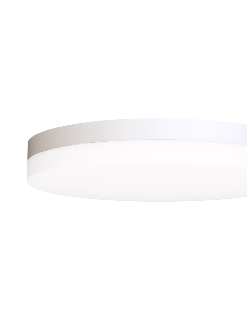 Plafoniera LED Turin tonda minimal Ø 30 cm bianca, 16 W, CCT 3000/4000/5000 K | Mantra -MANTRA