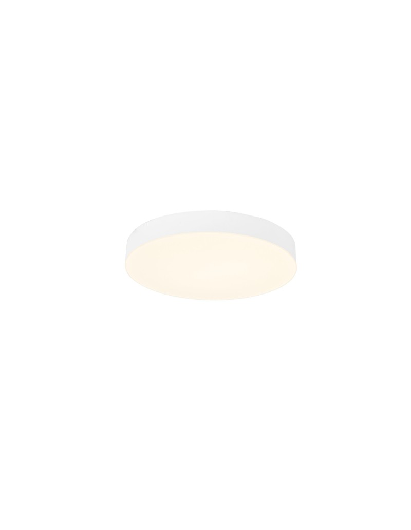 Plafoniera LED Turin tonda minimal Ø 30 cm bianca, 16 W, CCT 3000/4000/5000 K | Mantra -MANTRA
