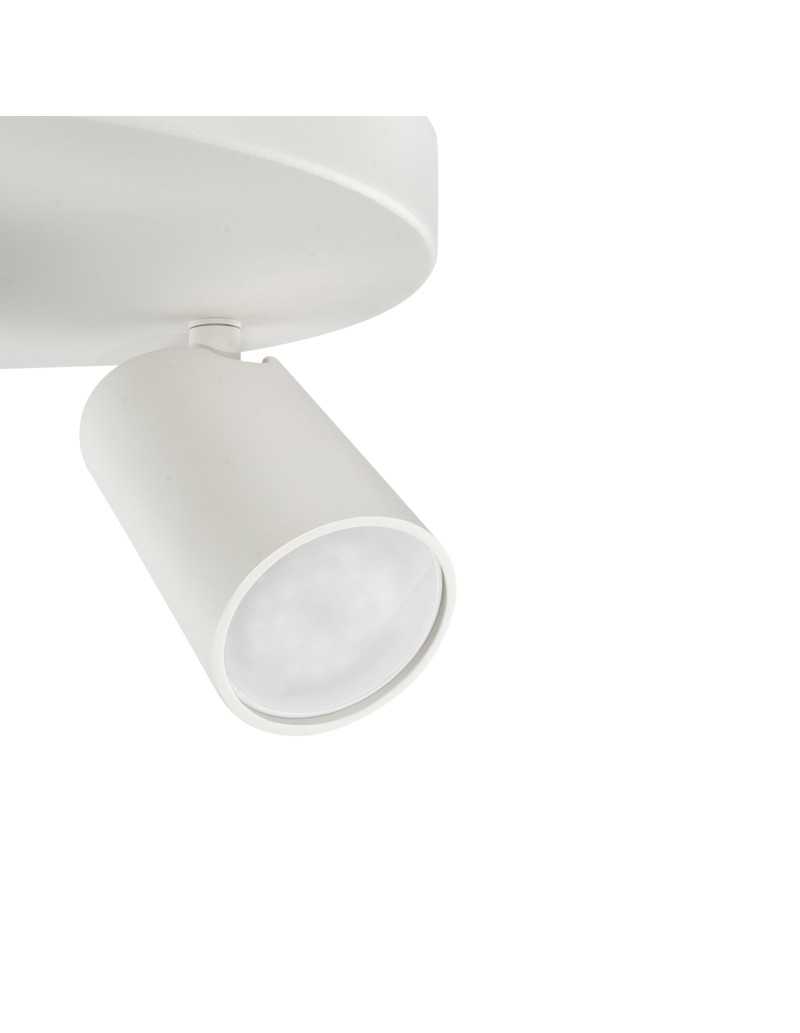 Plafoniera Ø 25 cm con 3 faretti orientabili in bianco, GU10 | Mantra -MANTRA