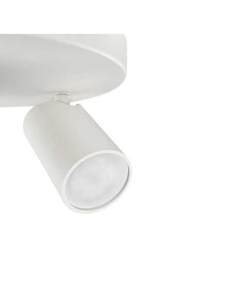 Plafoniera Ø 25 cm con 3 faretti orientabili in bianco, GU10 | Mantra -MANTRA