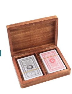 Elegante Scatola Carte da Gioco Game con doppio mazzo incluso