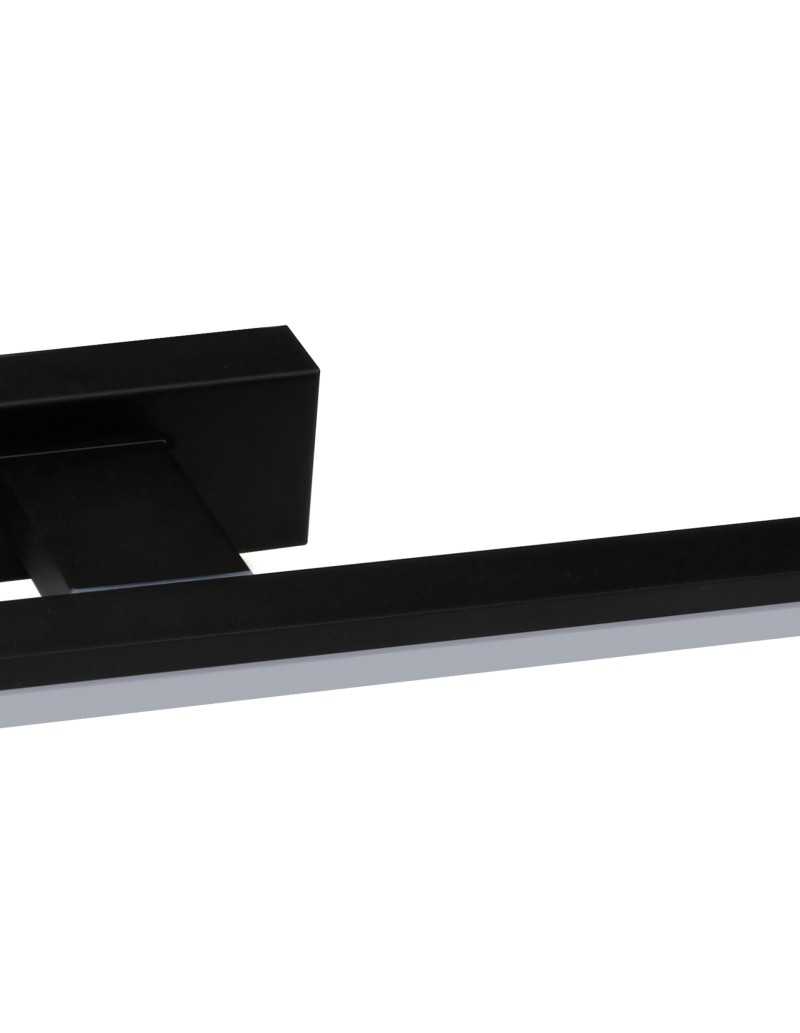 Applique da bagno Morne lineare nero opaco, LED 12 W 4000 K, IP44, 45 cm | Mantra -MANTRA
