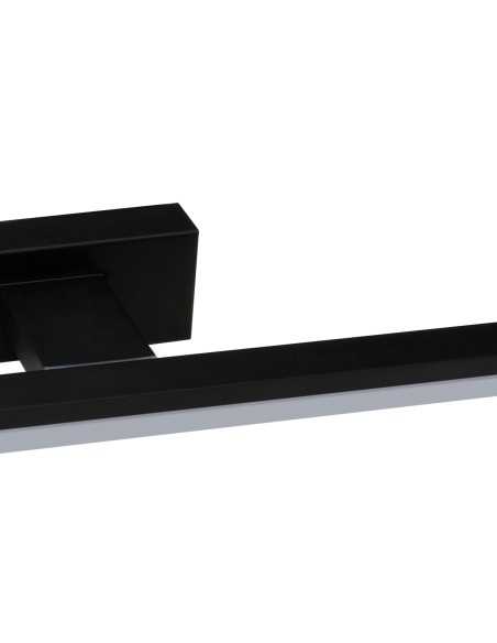 Applique da bagno Morne lineare nero opaco, LED 12 W 4000 K, IP44, 45 cm | Mantra -MANTRA