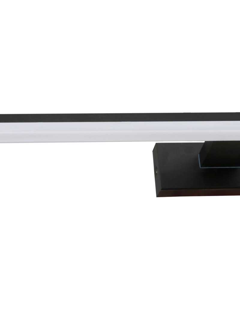 Applique da bagno Morne lineare nero opaco, LED 12 W 4000 K, IP44, 45 cm | Mantra -MANTRA