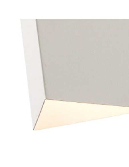 Applique Asimetric monoluce in metallo bianco, GX53, 20x21,5 cm | Mantra -MANTRA