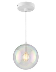  Lampade a sospensione con una sfera in vetro pirex...