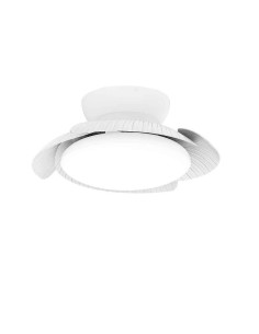 Ventilatore da soffitto Aloha con 4 pale pieghevoli e LED 50 W CCT, bianco | Mantra -MANTRA