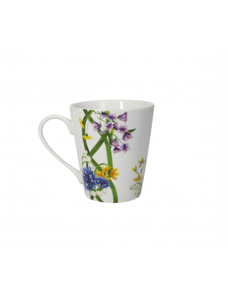Fiori di Campo set 2 mug in new bone china | Brandani -BRANDANI