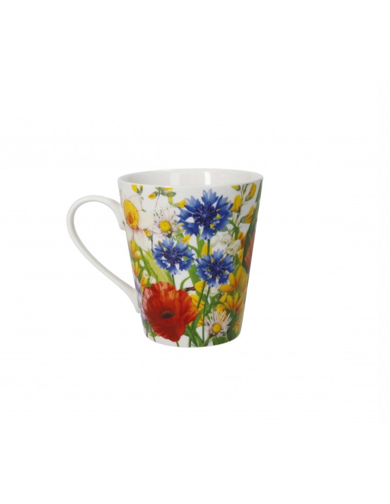 Fiori di Campo set 2 mug in new bone china | Brandani -BRANDANI