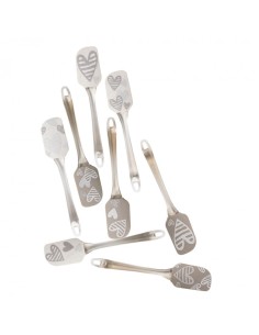 Batticuore leccapentole spatola in silicone, decori assortiti | Brandani -BRANDANI