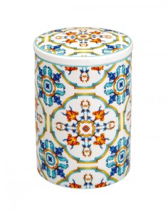 Medici barattolo in new bone china con coperchio Ø 10 cm, 500 g | Brandani -BRANDANI