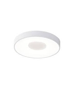 Plafoniera LED Coin bianca Ø 50 cm, 80 W 3 tonalità di luce con telecomando | Mantra -MANTRA