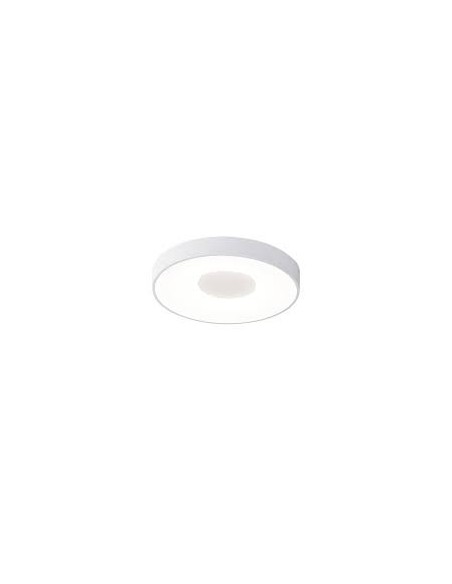 Plafoniera LED Coin bianca Ø 50 cm, 80 W 3 tonalità di luce con telecomando | Mantra -MANTRA