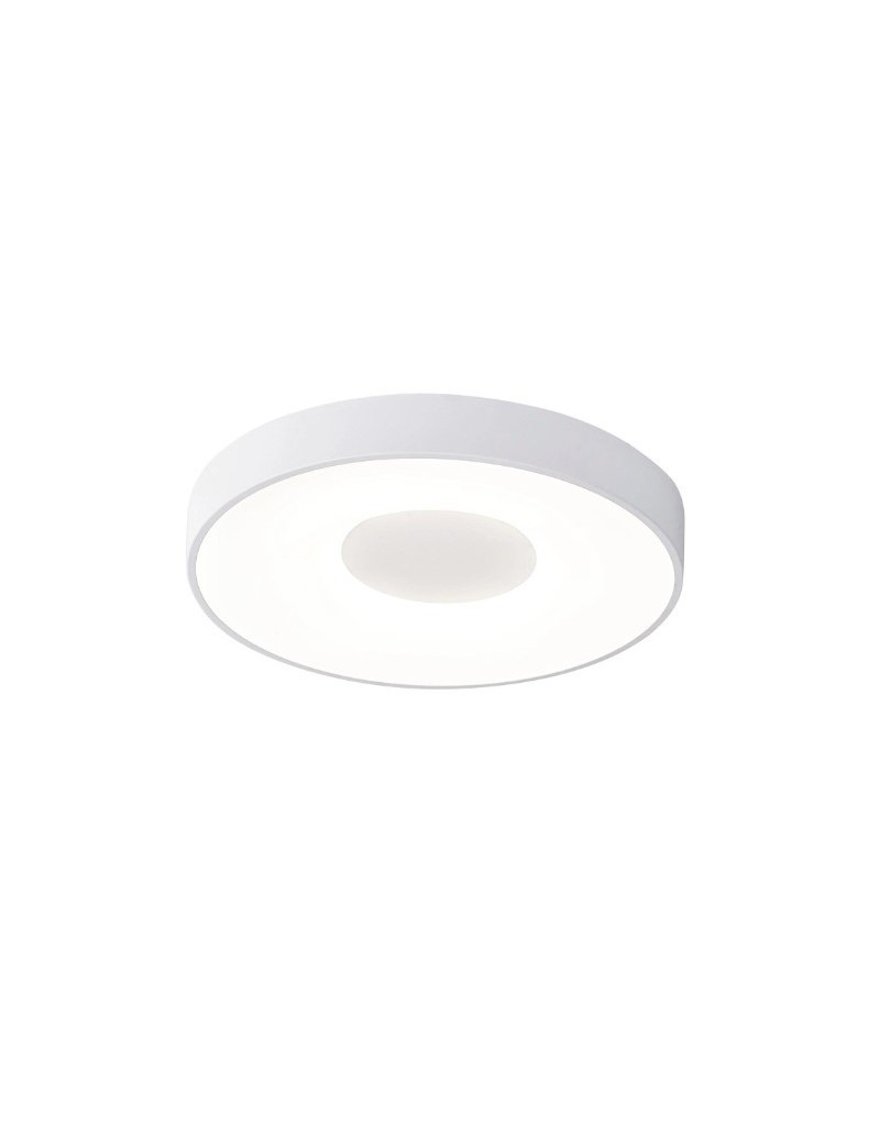 Plafoniera LED Coin bianca Ø 50 cm, 80 W 3 tonalità di luce con telecomando | Mantra -MANTRA