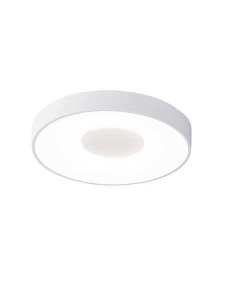 Plafoniera LED Coin bianca Ø 50 cm, 80 W 3 tonalità di luce con telecomando | Mantra -MANTRA