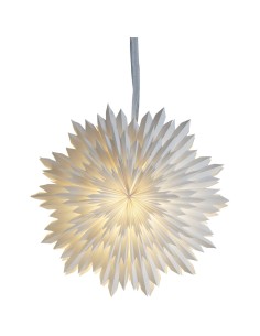 Decorazione natalizia da appendere stella fiocco di neve Ice in carta bianca, 50 cm | Eglo -EGLO