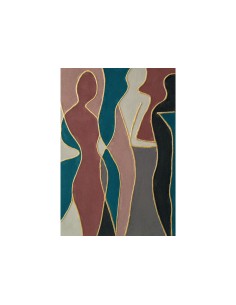 Quadro Reality 80x120 cm figure femminili stilizzate, dipinto a mano su tela | Agave -AGAVE
