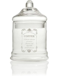 Barattolo del caffè in vetro soffiato, collezione Sweet Home Shabby | Brandani -BRANDANI