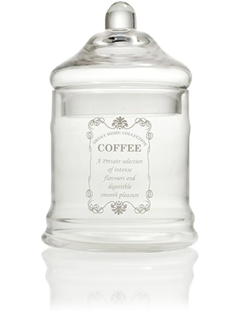 Barattolo del caffè in vetro soffiato, collezione Sweet Home Shabby | Brandani -BRANDANI