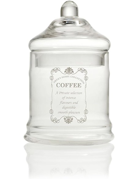 Barattolo del caffè in vetro soffiato, collezione Sweet Home Shabby | Brandani -BRANDANI